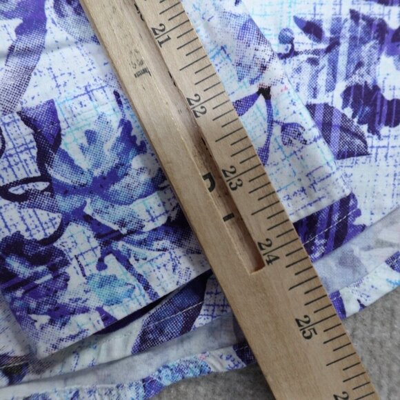 Robert Graham Shirt 1XL Blue Geometric Flip Cuff Scorpion Embroidery - Picture 9 of 9